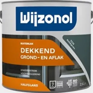 Wijzonol dekkend halfglans antiekgroen 2,5ltr Superprijs